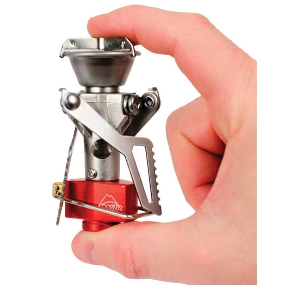 Gasbrännare MSR PocketRocket 2 väger endast 73 gram.