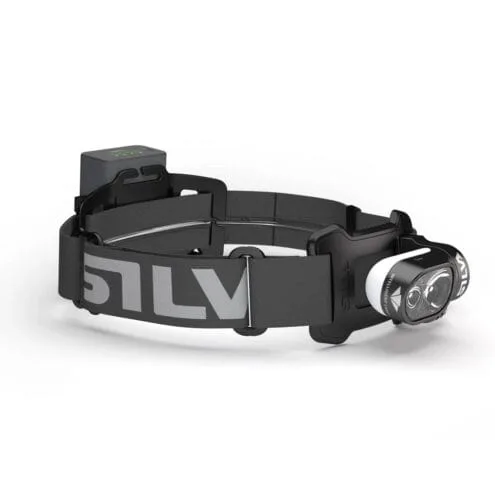 Stark pannlampa Cross Trail 7R från Silva i färgen svart bra för löpning.