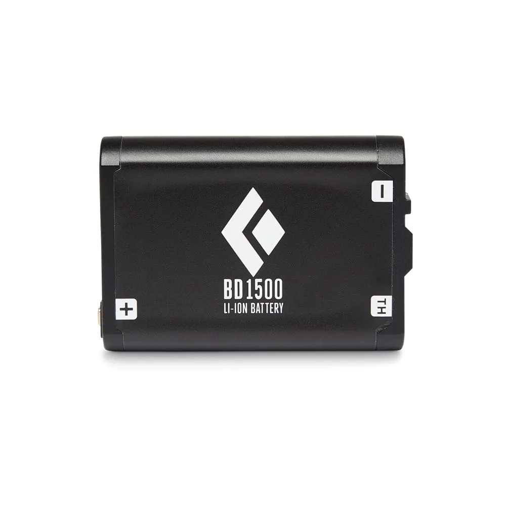 Batterikapacitet på 1500 mAh med BD 1500 laddningsbart batteri och laddare.