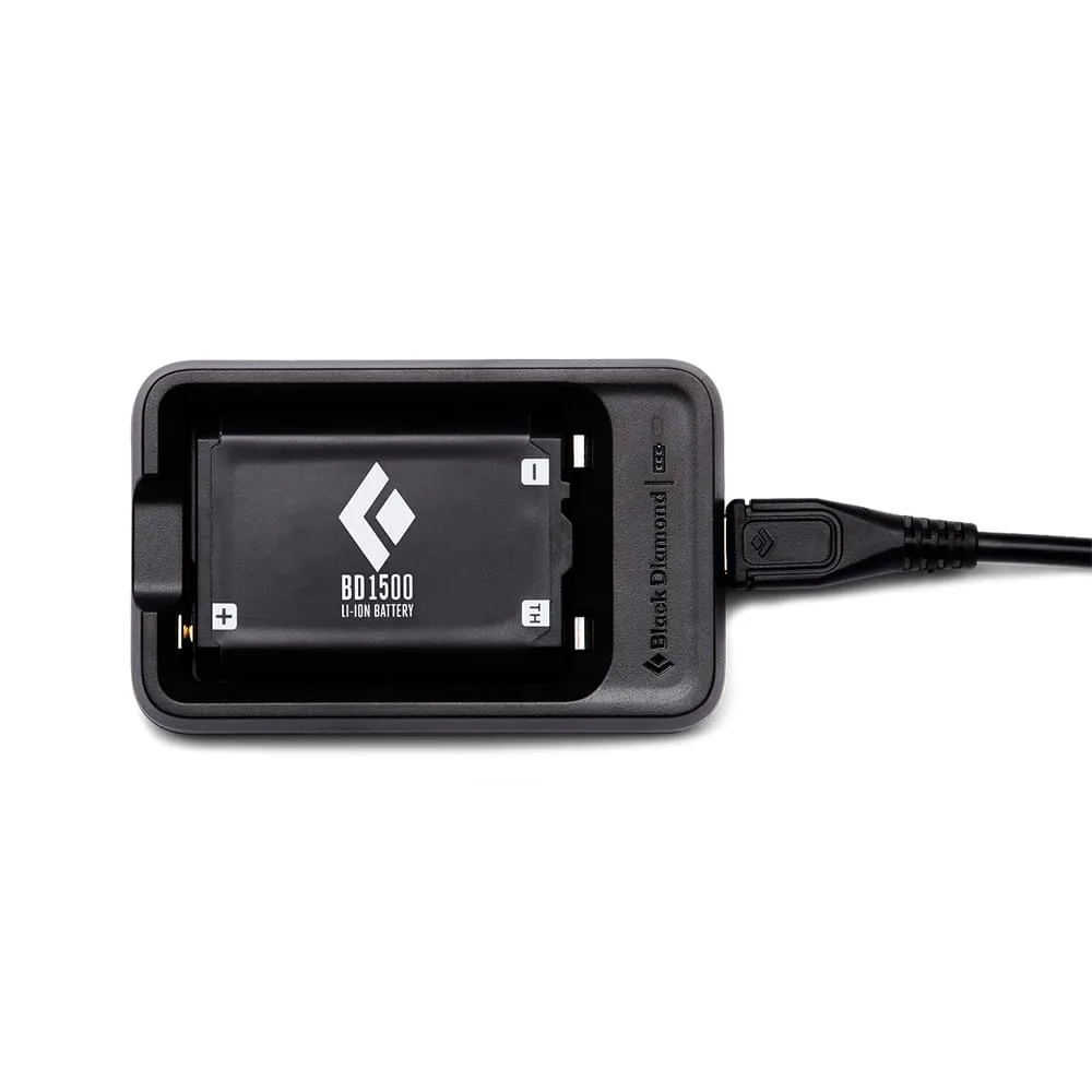 Uppladdningsbart batteri från Black Diamond med 1500 mAh.