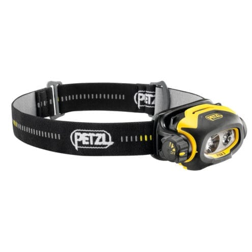 Robust pannlampa med 100 lumen från Petzl Pixa 3.