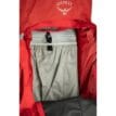 Osprey Ariel Plus 60 ryggsäck insidan av väskan