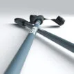 närbild på Silva Walking Poles Aluminum vandringsstavar