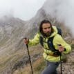 Black Diamond Stormline Stretch Rain Shell skaljacka (herr) - på en modell