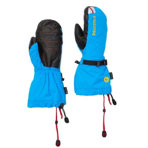 Vantar för herr med dunfyllning från Marmot 8000 Meter Mitt i färgen blå.