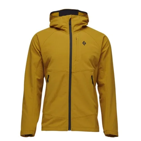 Fleecejacka för herr från Black Diamond Element Hoody i färgen Amber.