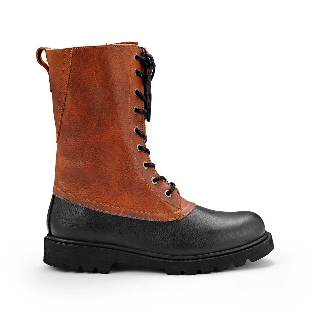 Graninge Fjäll Ofodrad kängor (unisex) - Black/Tan, 37