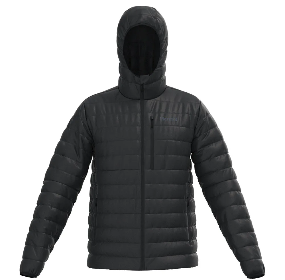 Marmot Highlander Hoody dunjacka (herr) i färgen svart