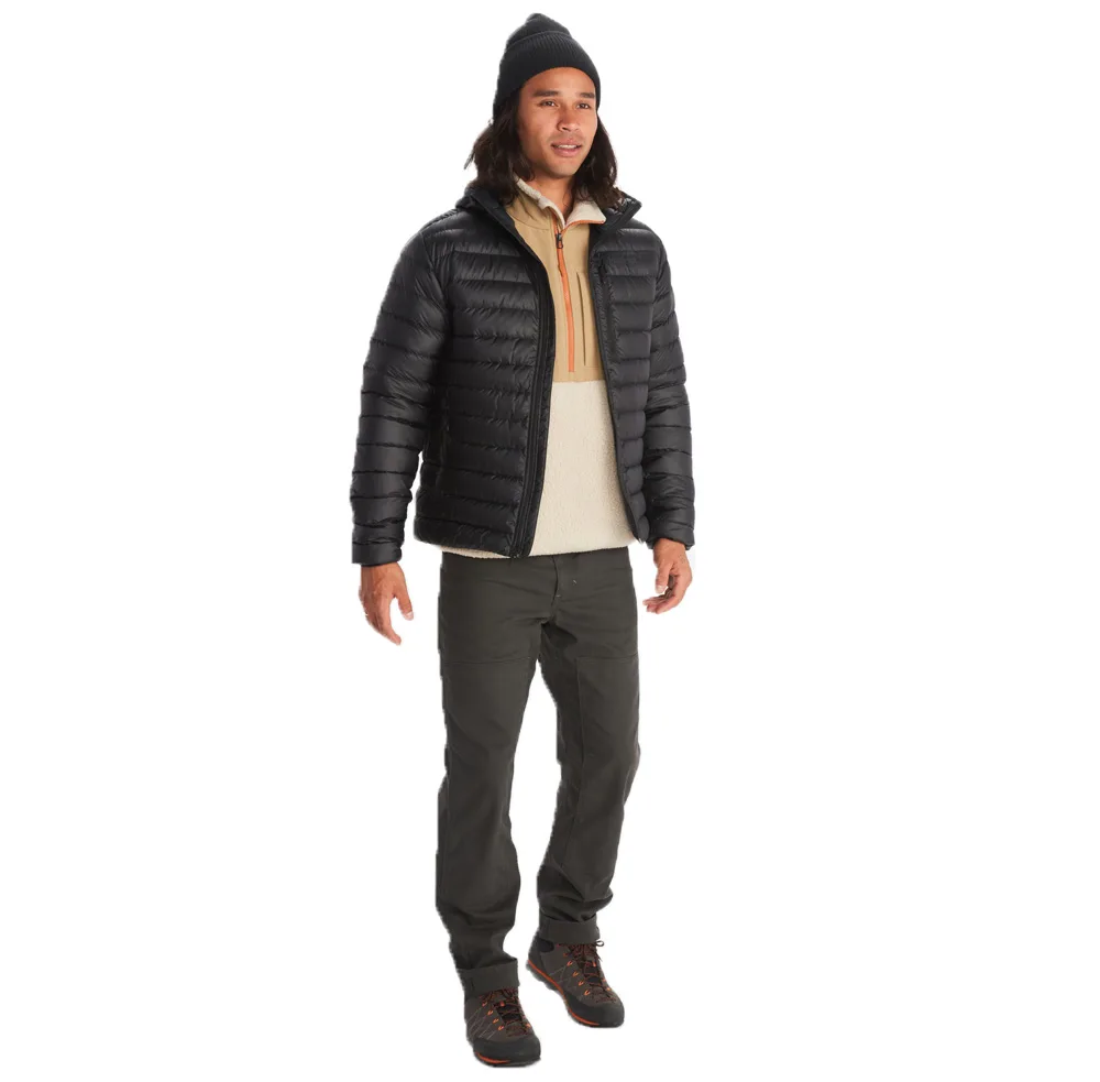 Marmot Highlander Hoody dunjacka (herr) på modell