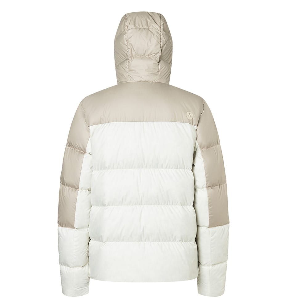 Huva som passar över hjälmen Marmot Guides Down Hoody dunjacka (dam)