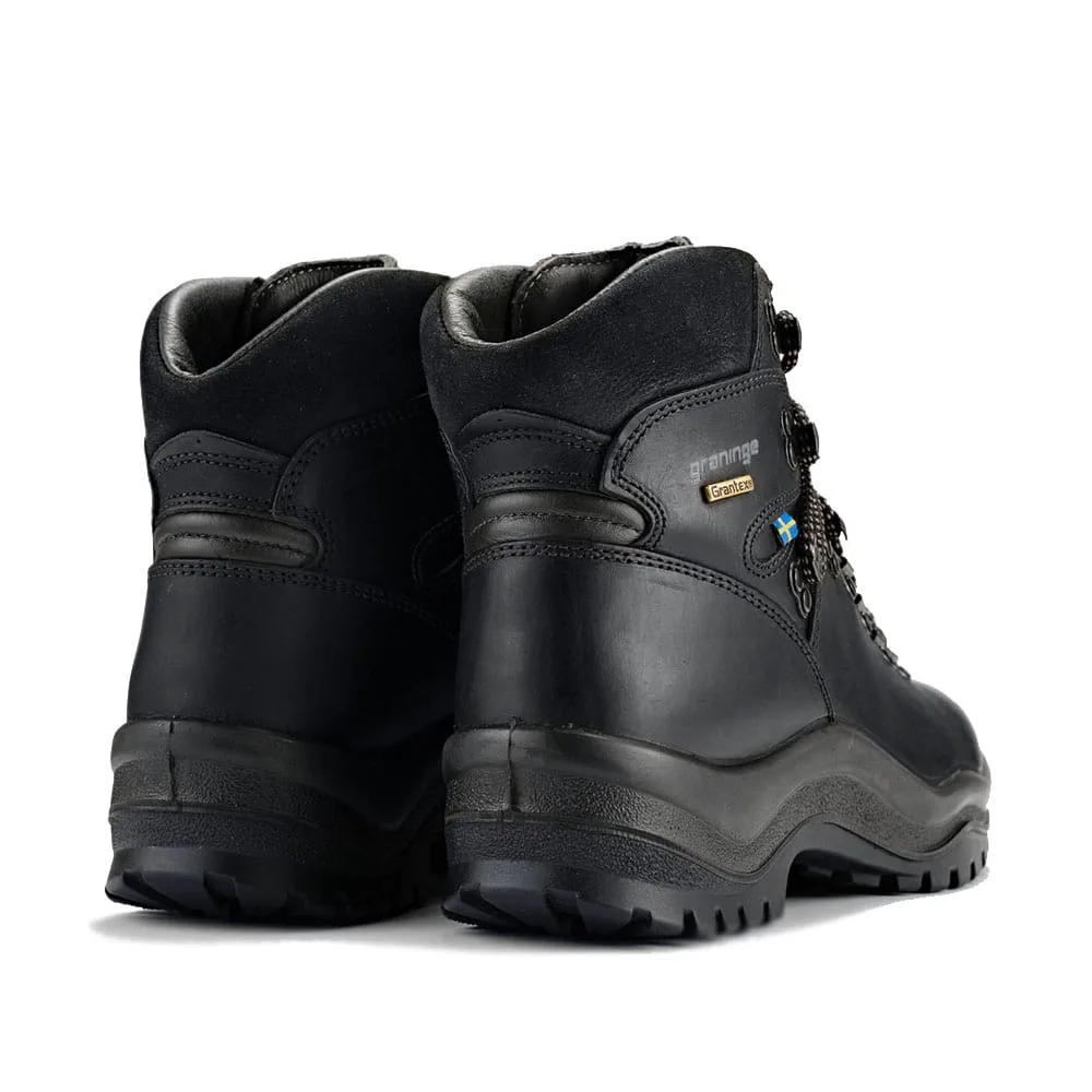 Baksidan av Graninge Storsola kängor med vattenavvisande membran.