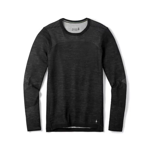 Varm underställströja i svart med Intraknit Merino 200 Crew för herr från Smartwool.