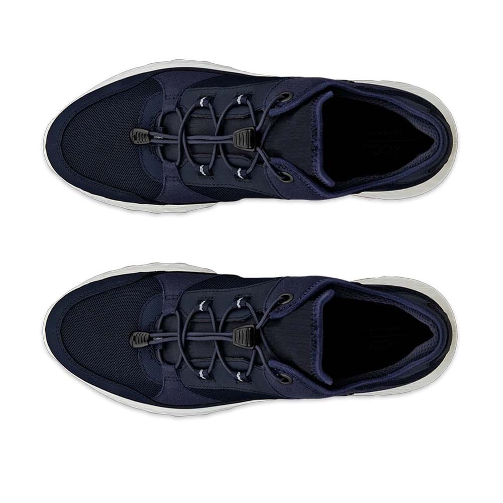 ovansida av ett par Ecco Exostride M Low GORE-TEX® sneaker med dragsko (herr)