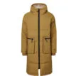 Padded coat i färgen ermine framsida
