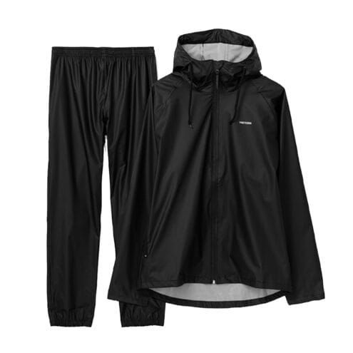 Tretorn packeble rainset i färgen black