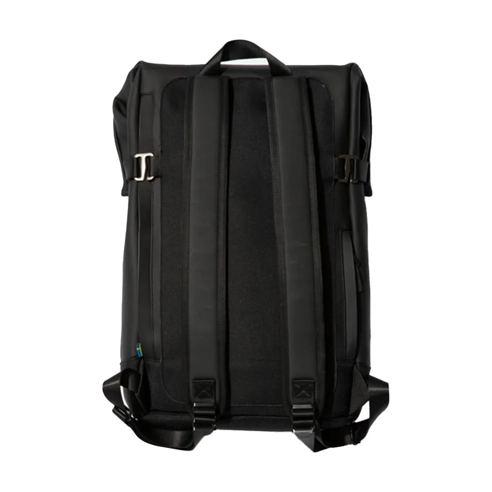 Baksidan av bekväma ryggsäcken Tretorn Malmo.