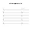 Storleksguide
