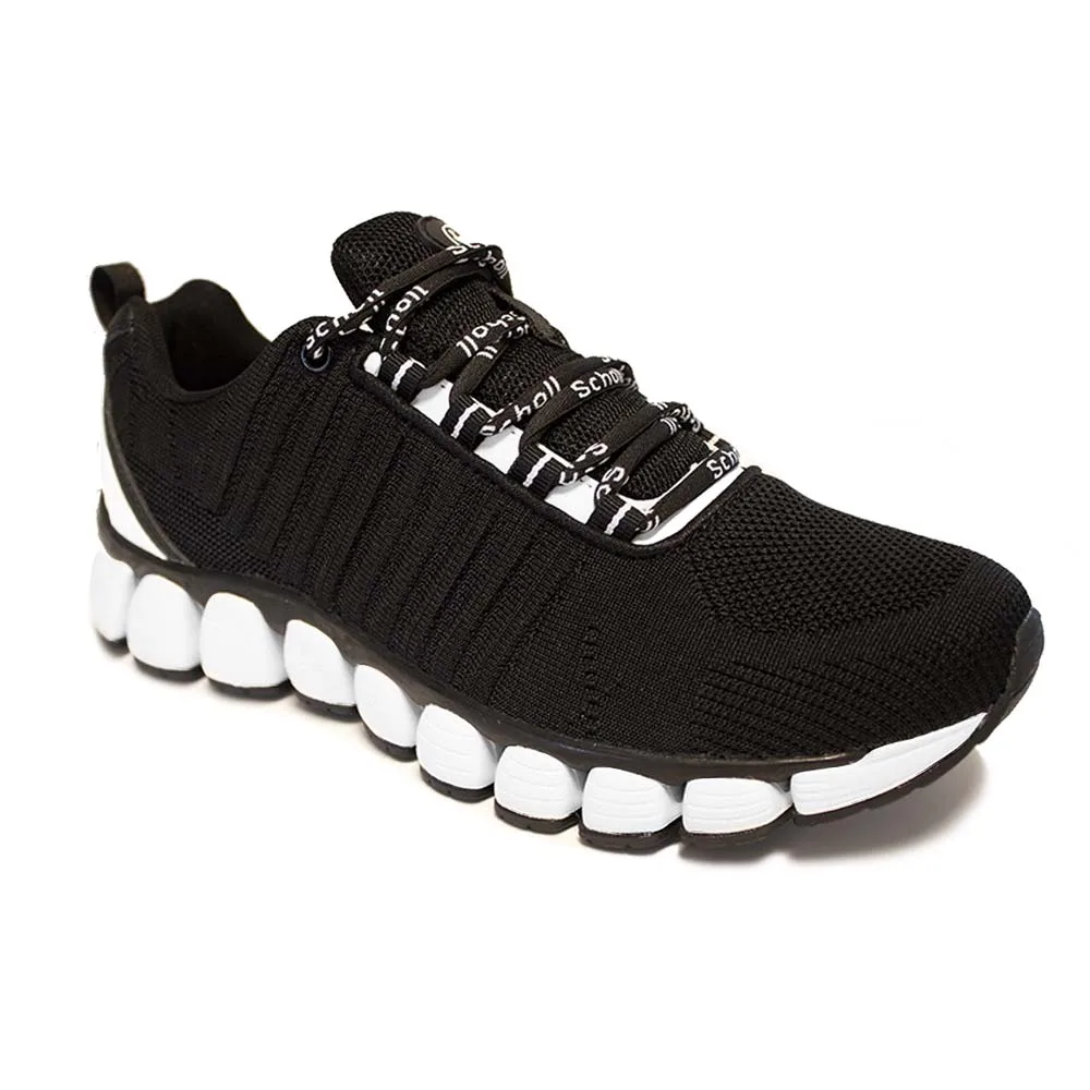 Scholl Galaxy Sporty fritidssko svart med vita snören