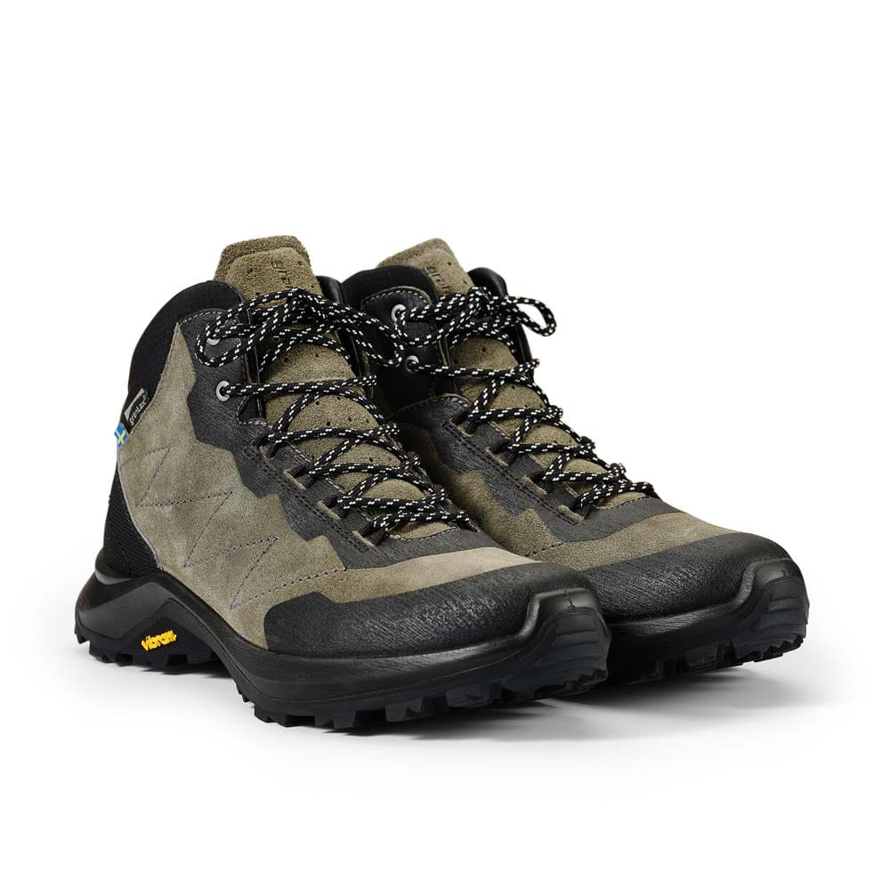 ett par gröna Graninge Solberg vandringskänga (unisex)