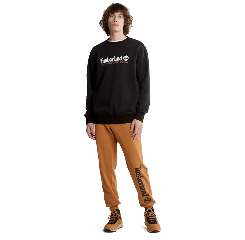 Timberland WWES Crew Neck Sweatshirt BB Regular (herr) på modell framifrån