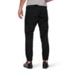 Man som bär Black Diamond Notion Pants bomullsbyxor i färgen svart.