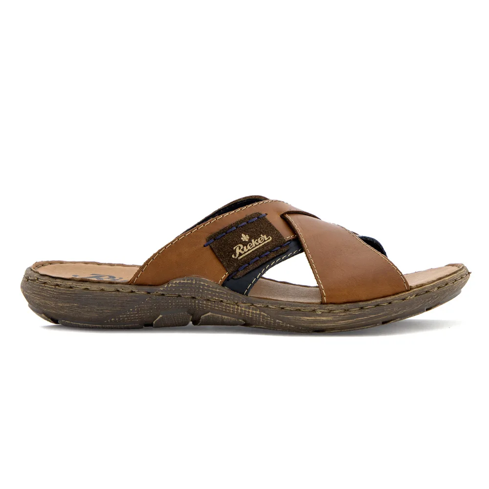Sandaler i läder från Rieker 22099-25