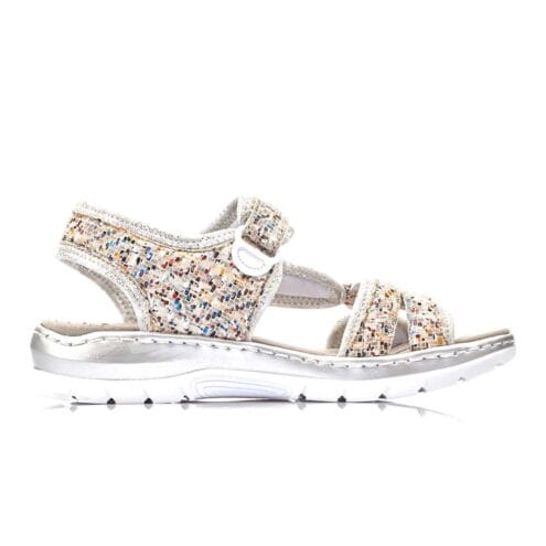 Utsida profil av Rieker 66979-90 (dam)