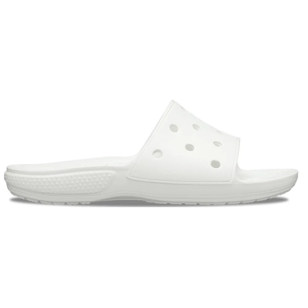 Crocs Classic Slide i färgen vit