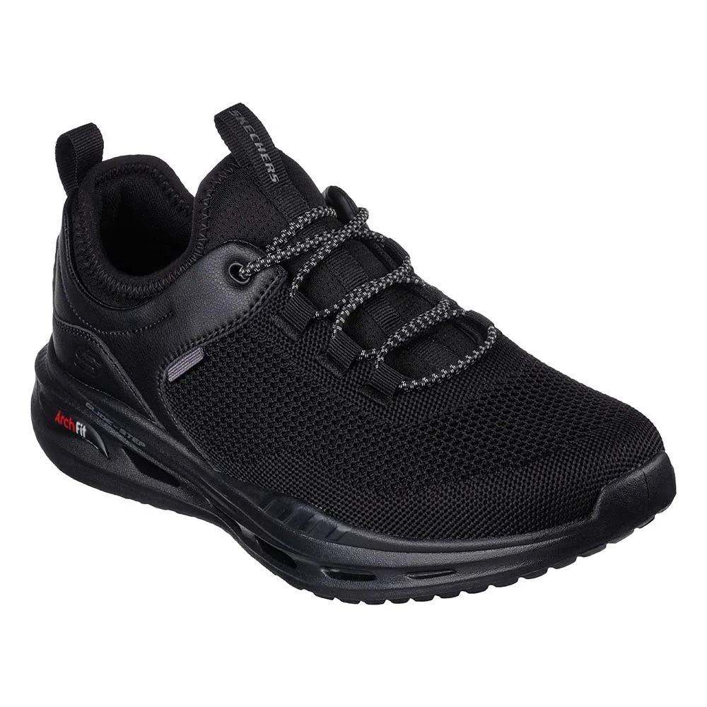 Svart herrsko från Skechers Men's Arch Fit Orvan – Percer
