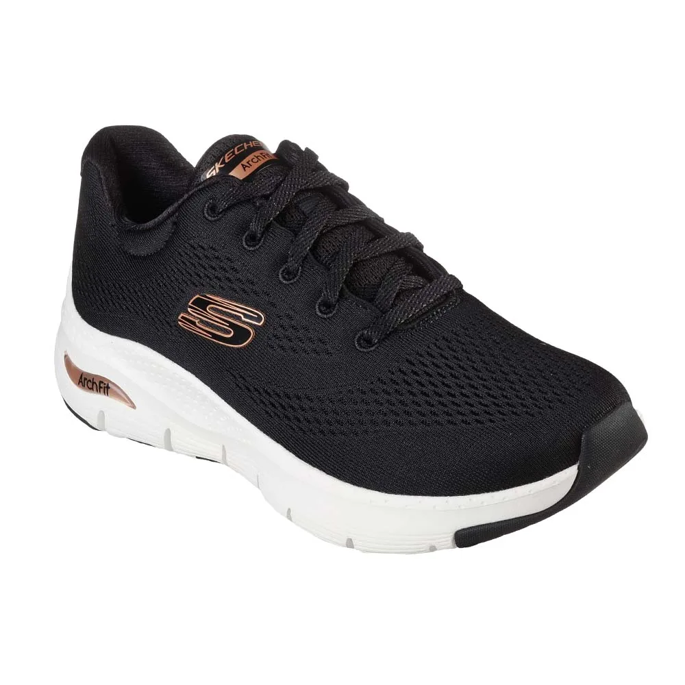 Sköna promenadskor från Skechers Women's Arch Fit Big Appeal i svart