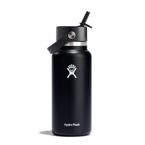 Hydroflask Hydration Wide Flex Straw 32oz / 946 ml i färgen black