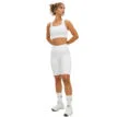 Kay Bike Tights på modell framifrån i färgen white