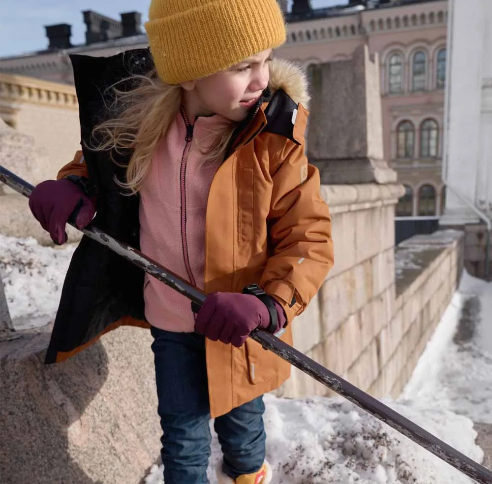 Reima Reimatec gloves, Tartu på modell