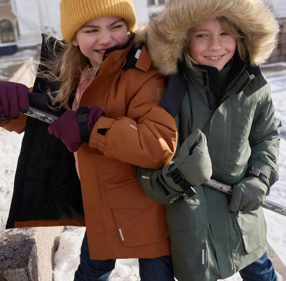 Reima Reimatec gloves, Tartu på två modeller