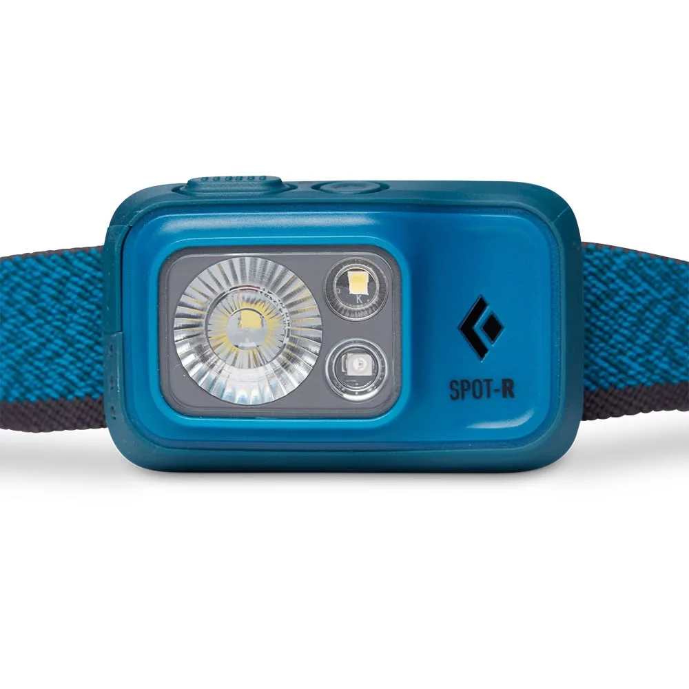 Närbild på Black Diamond Spot-R 400 lumen i färgen azul