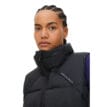 Närbild på krage på Saint Puffer Vest, Black
