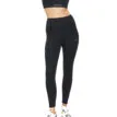 Närmare bild på Röhnisch Flattering High Waist Tights, Black på en modell framifrån