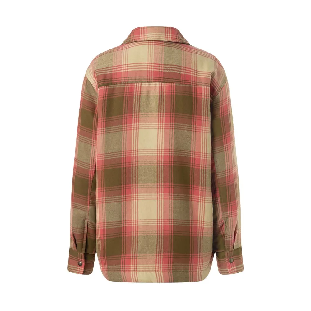 Baksida av Wm's Ridgefield Sherpa Flannel Jacket