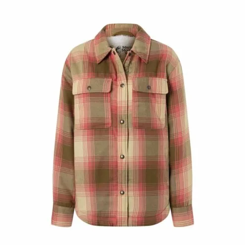 Framsida av Wm's Ridgefield Sherpa Flannel Jacket