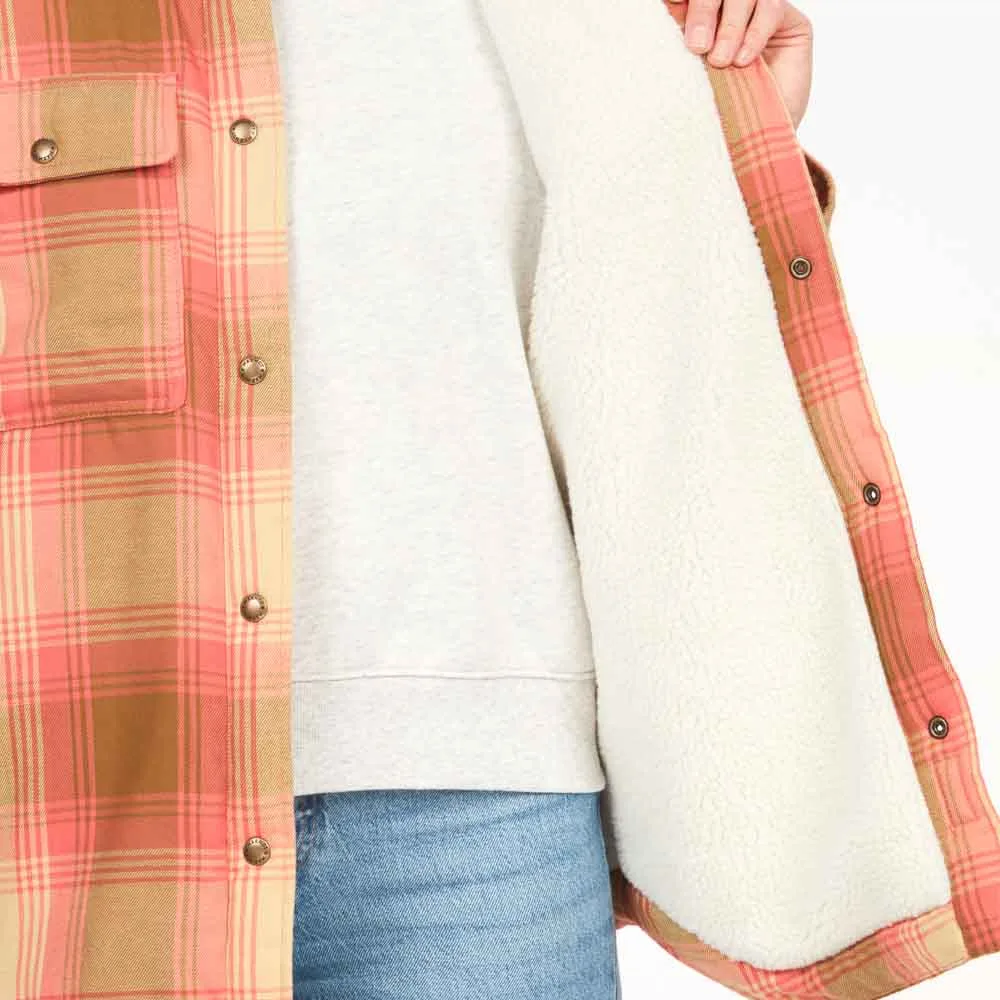 Insida foder av Wm's Ridgefield Sherpa Flannel Jacket