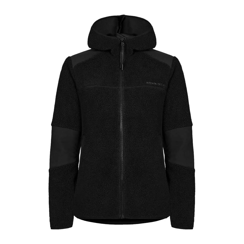 Röhnisch Wazzi Pile Hoodie, i en svart färg
