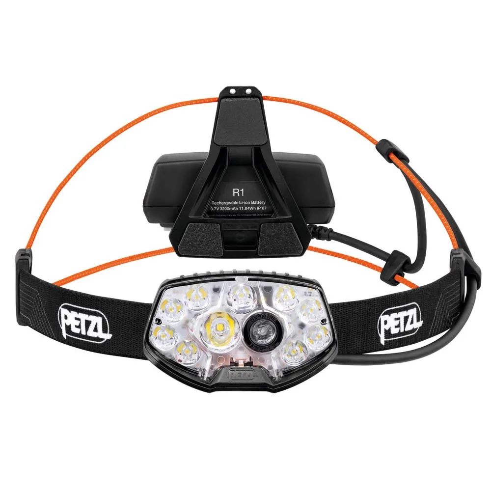 petzl NAO PL pannlampa rakt framifrån