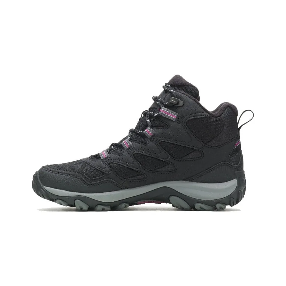 Baksidan av Merrell West Rim Sport Thermo Mid vattentäta vandringkängor