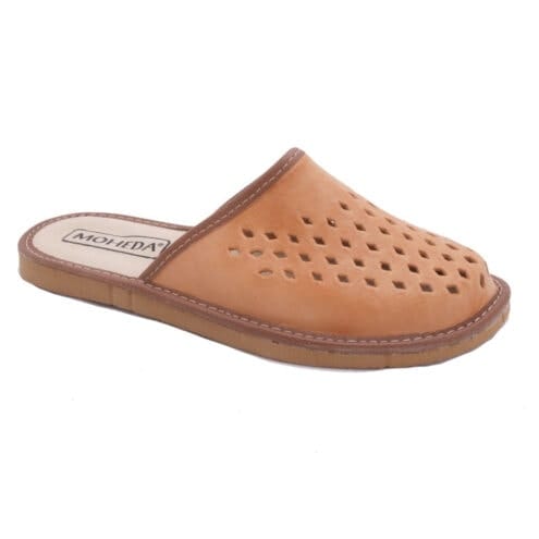 Moheda Dante retrotoffel i färgen natur