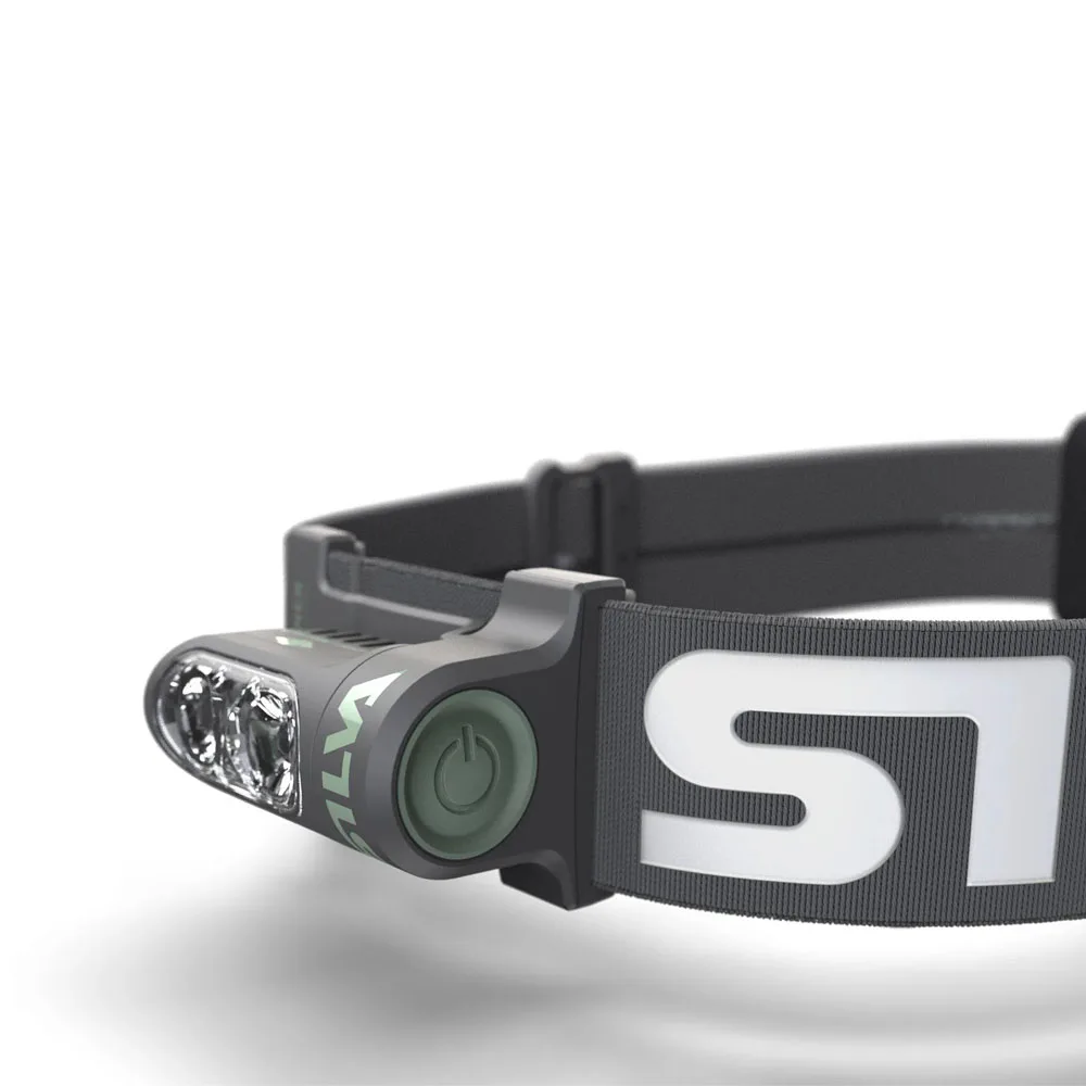Silva Trail Runner Free 2 Ultra pannlampa från sidan där vi ser band och lampa