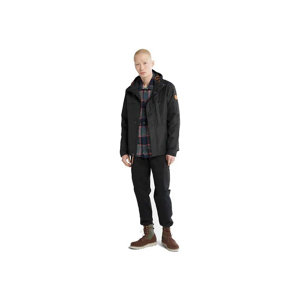 En oknäppt Timberland Benton vattenavisande skaljacka (herr) på modell