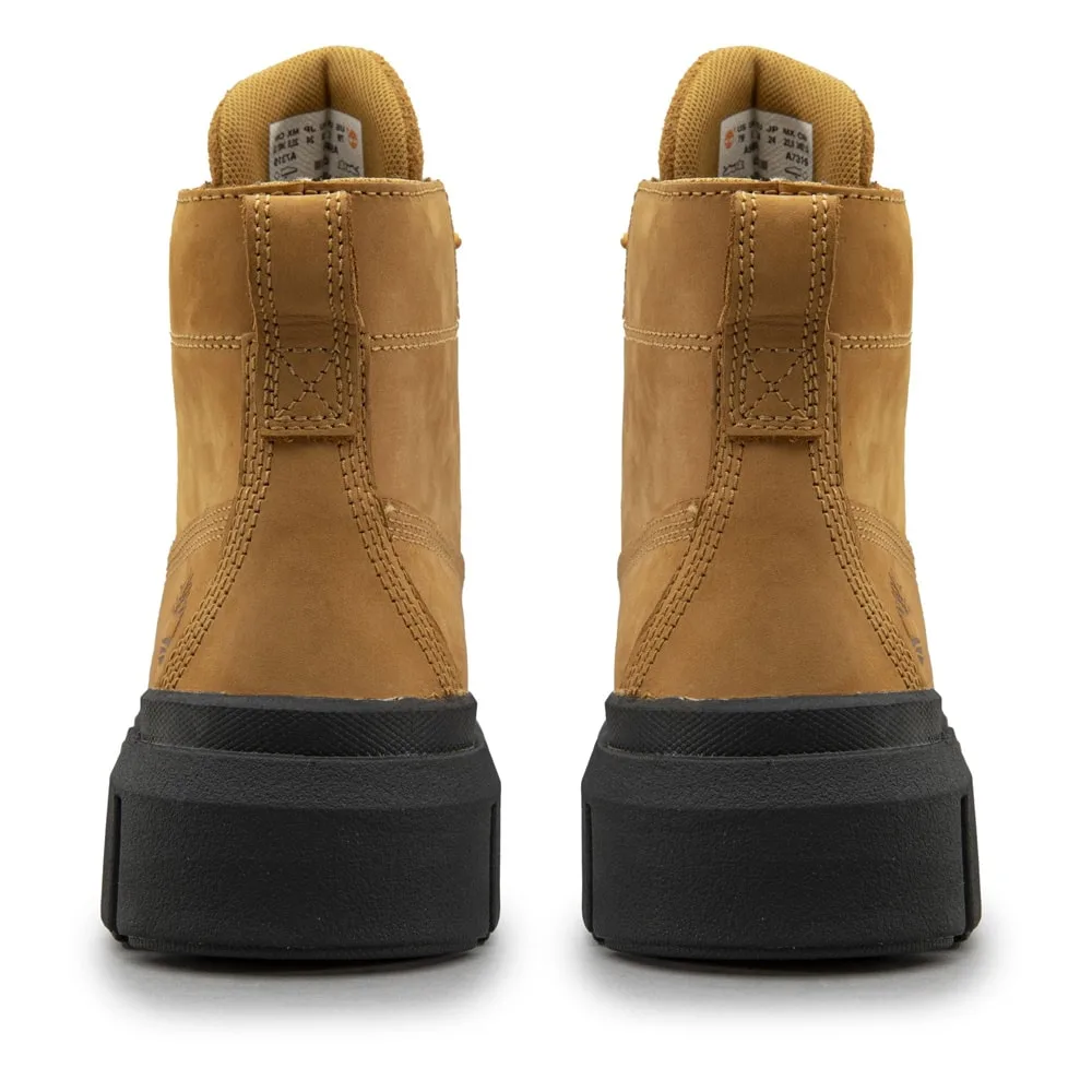 Baksida häl på Timberland Greyfield läderkängor (dam)