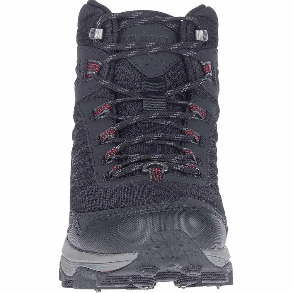 Framsida snörning av Merrell Moab Speed Thermo Mid Waterproof Spike (herr)