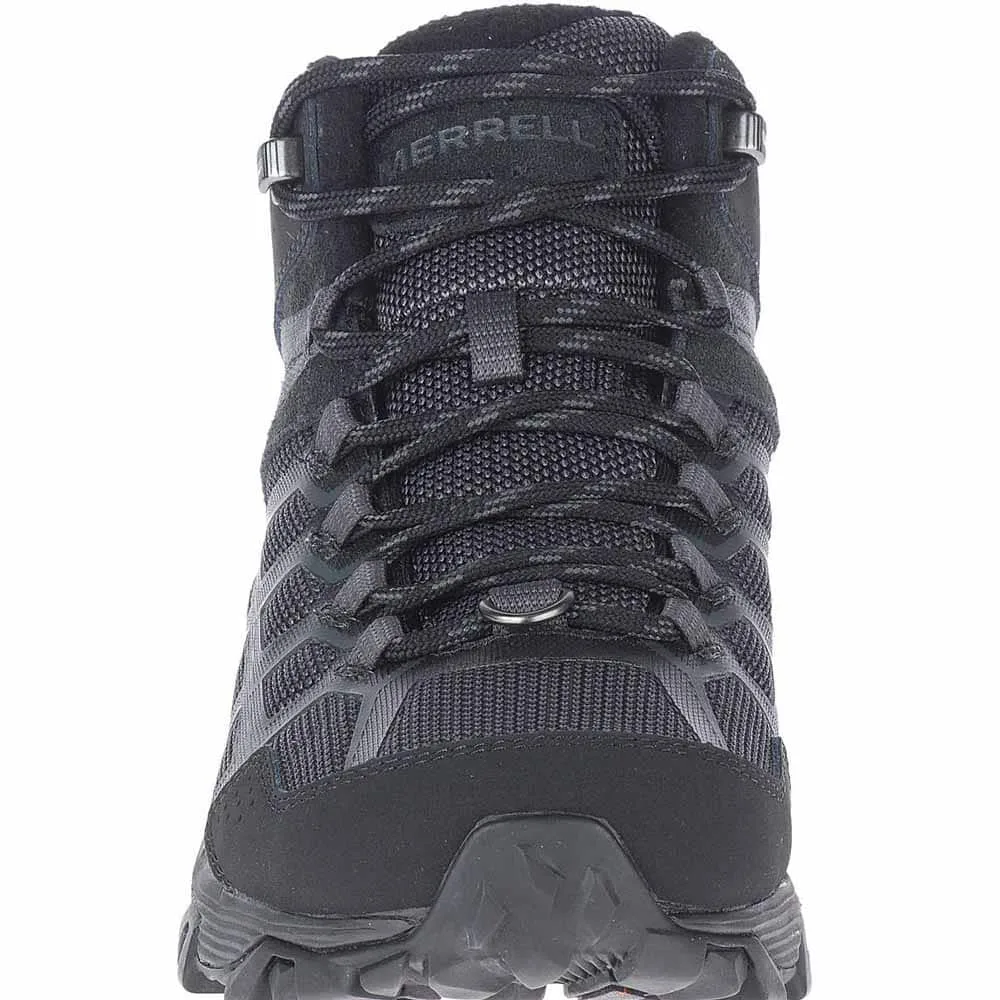 Framsida snörning av Merrell Moab FST 3 Thermo Mid vandringskänga (dam)