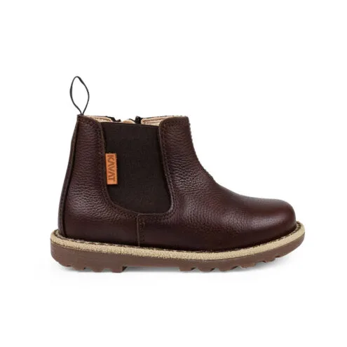 Kavat Nymölla EP chelsea-känga (barn) i färgen dark brown